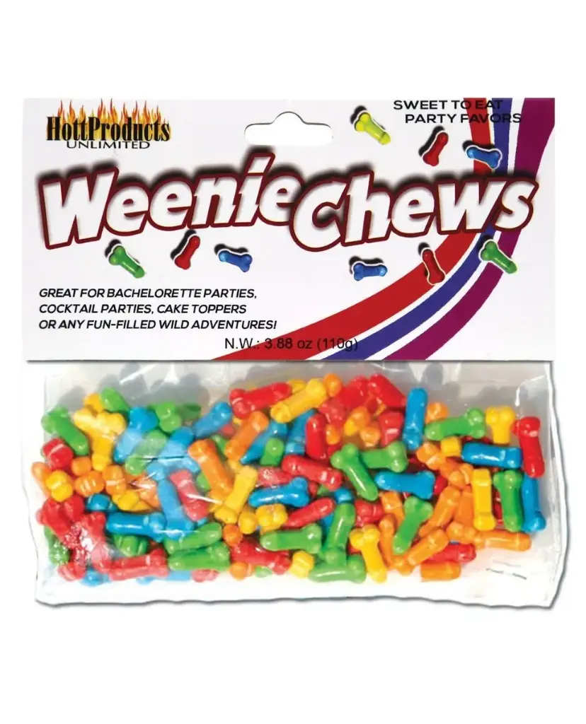 WEENIE CHEWS PARTY FAVORS