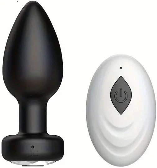 VIBRATION ANAL PLUG WITH REMOTE CONTROL RECHARGEABLE 