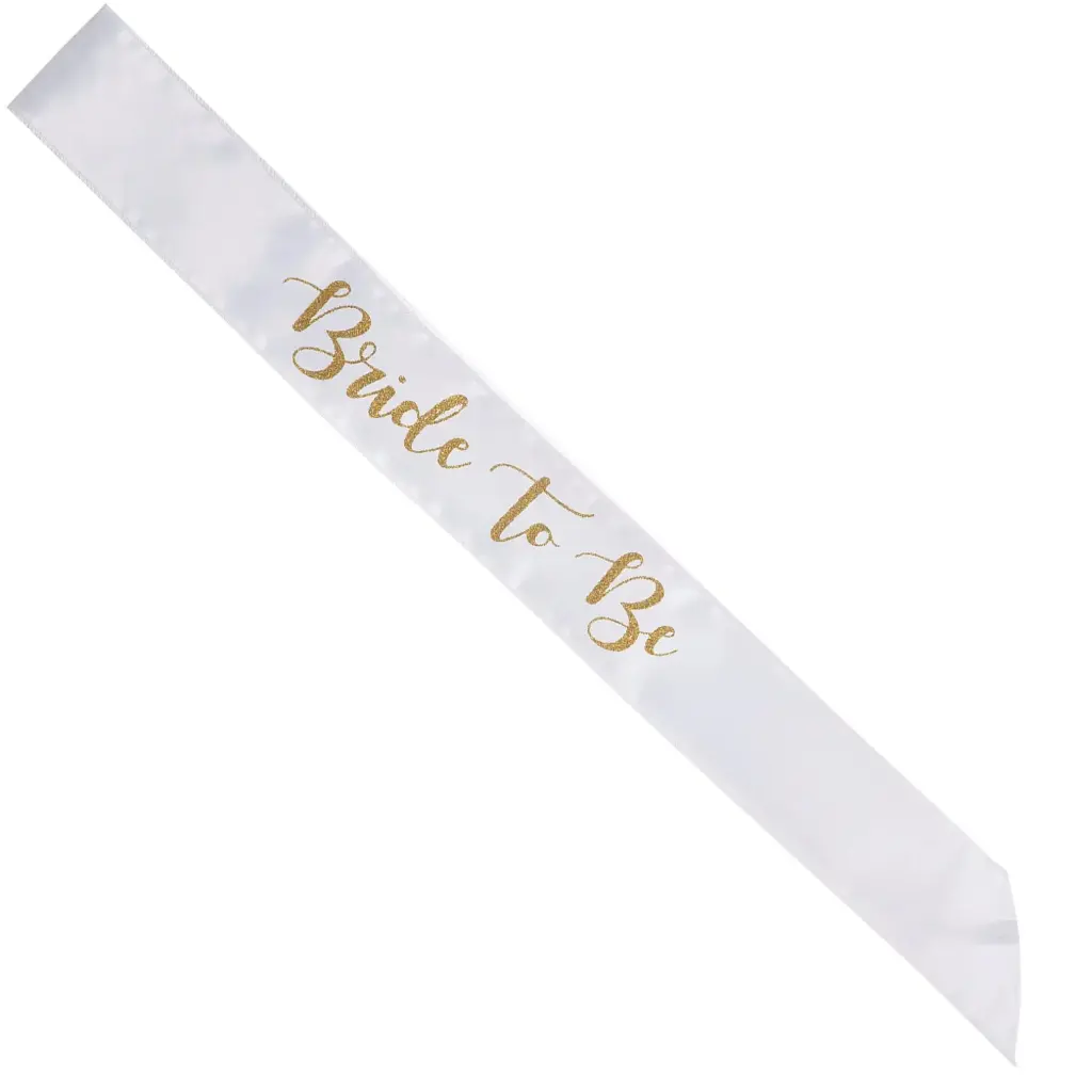BRIDE TO BE SASH