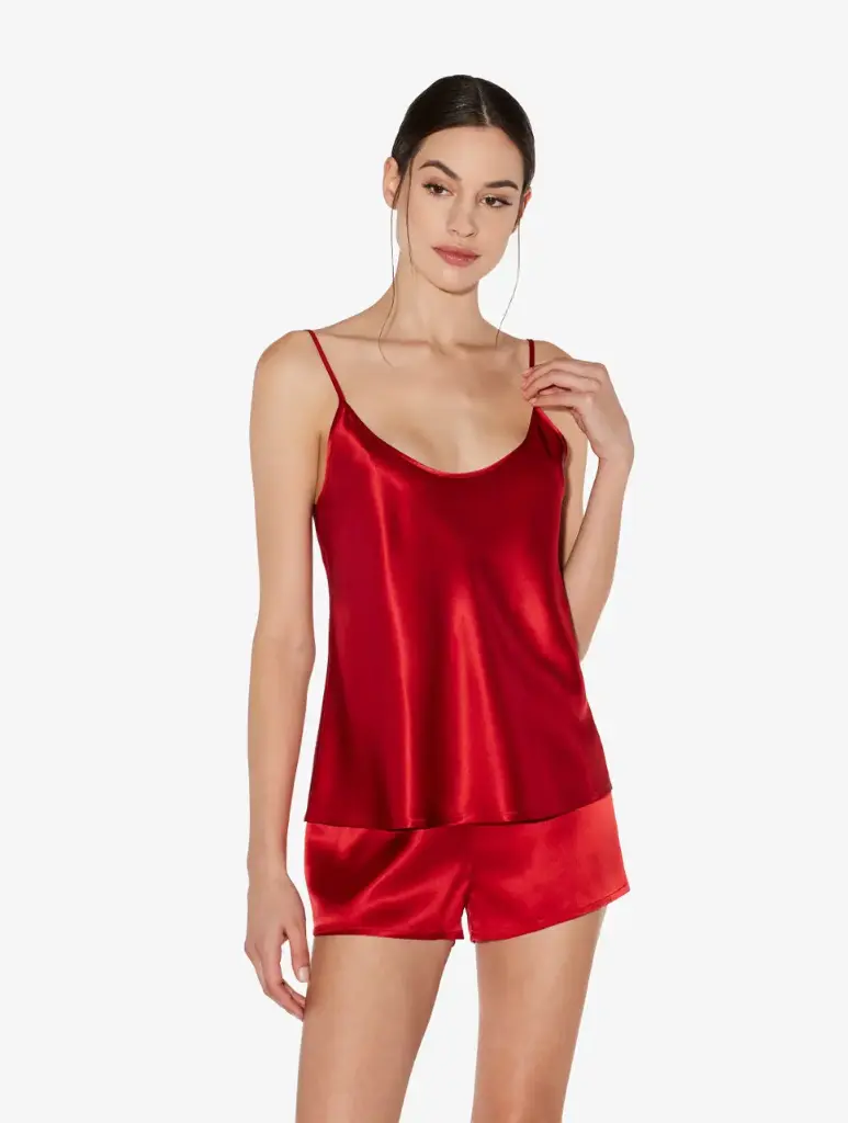 SHORT SATIN PJ'S