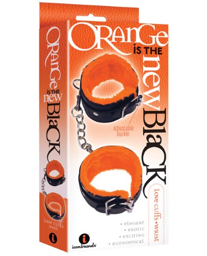 ORANGE LOVE CUFFS WRIST
