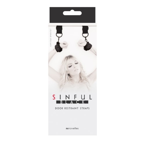 SINFUL BLK DOOR RESTRAINT STRAPS 