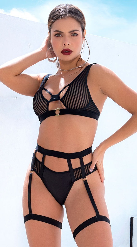 MAPALE  2PC/LEG GARTER (M/L)
