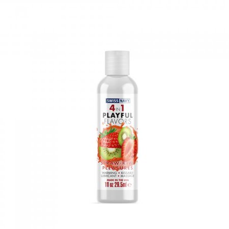SWISS NAVY 4 IN 1 STRAW-KIWI LUB