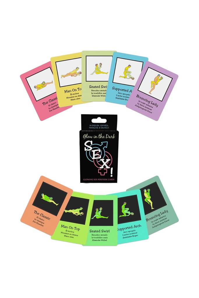 SEX! GLOW IN THE DARK CARDS
