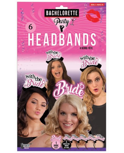 HEADBANDS BACHELORETTE PARTY 6-PCS
