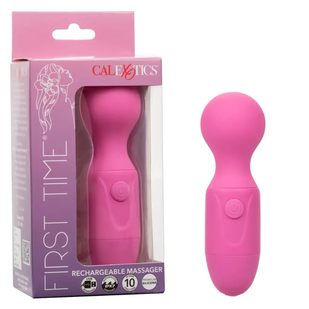CALEXOTICS FIRST TIME  RECHARGEABLE MASSAGER (PINK)