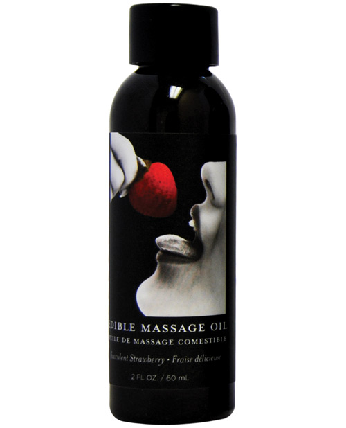 STRAWBERRY EDIBLE MASSAGE OIL