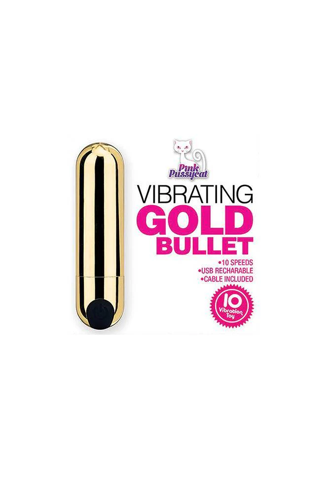 PINK PUSSYCAT VIBRATING GOLD BULLET