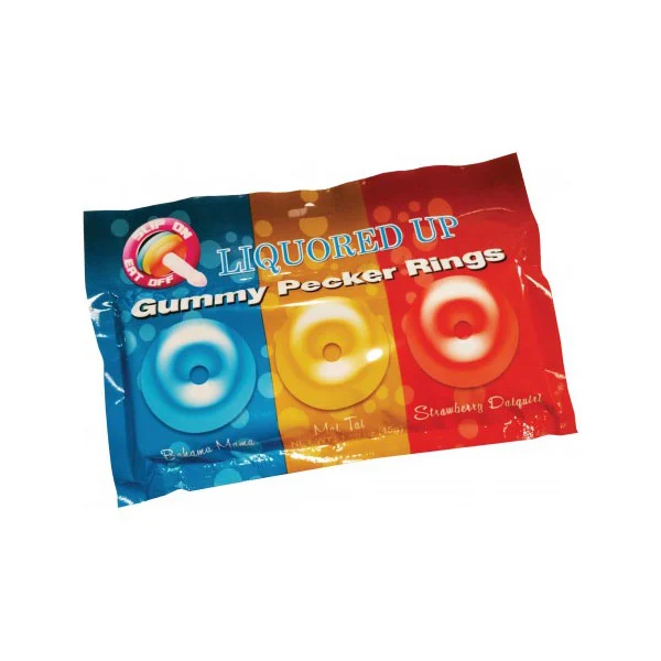 LIQUORED UP GUMMY PECKER RINGS